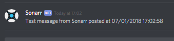 Sonarr-sucess