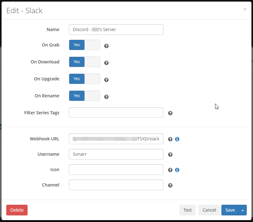 Sonarr-config